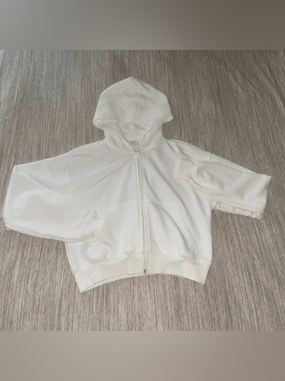 Aritzia Tna Airy Fleece Boyfriend Zip-Up Hoodie